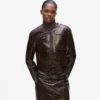 Veste en simili cuir verni Veste en simili cuir verni