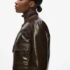 Veste en simili cuir verni Veste en simili cuir verni