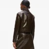 Veste en simili cuir verni Veste en simili cuir verni