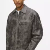 Veste en simili cuir vieilli Veste en simili cuir vieilli