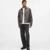 Veste en simili cuir vieilli Veste en simili cuir vieilli