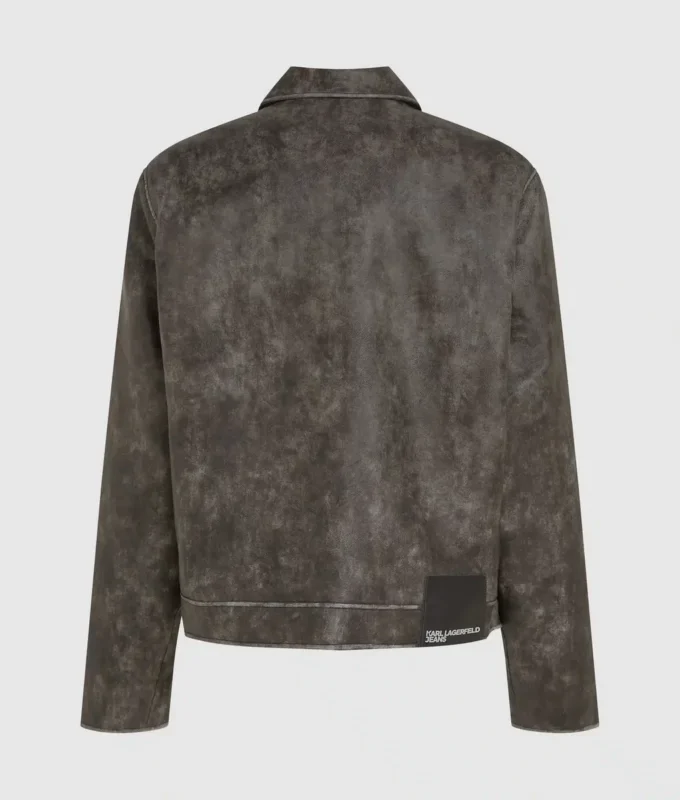 Veste en simili cuir vieilli Veste en simili cuir vieilli