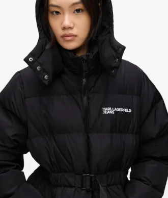 VESTE MANTELÉE À CEINTURE