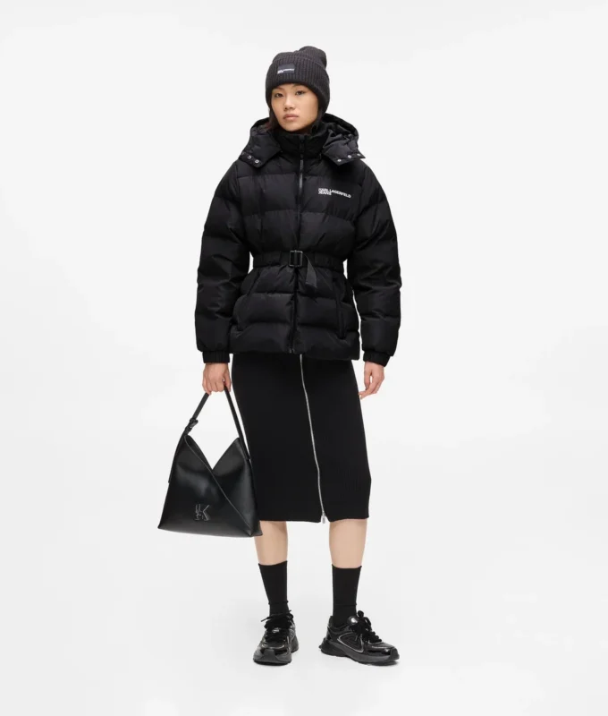 VESTE MANTELÉE À CEINTURE VESTE MANTELÉE À CEINTURE