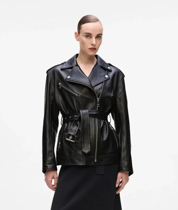 Veste oversize en cuir Veste oversize en cuir