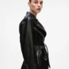 Veste oversize en cuir Veste oversize en cuir