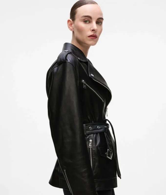 Veste oversize en cuir Veste oversize en cuir