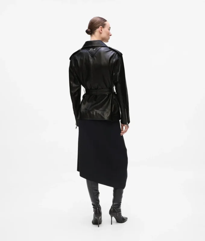 Veste oversize en cuir Veste oversize en cuir