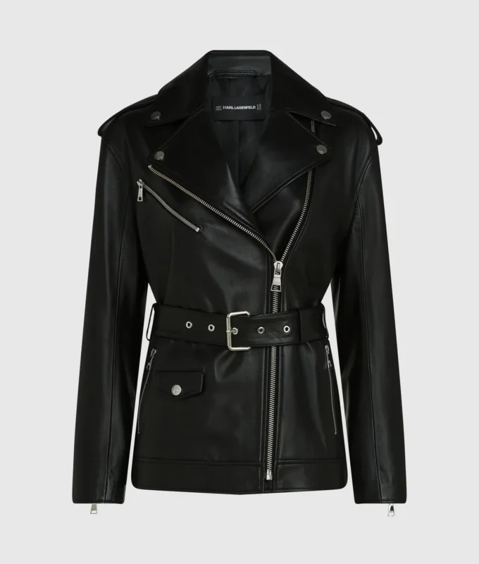 Veste oversize en cuir Veste oversize en cuir