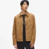 Veste trucker en simili-suède Veste trucker en simili-suède