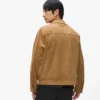Veste trucker en simili-suède Veste trucker en simili-suède
