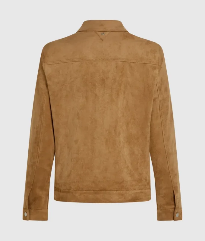 Veste trucker en simili-suède Veste trucker en simili-suède