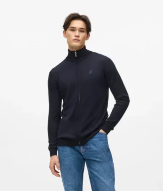 Veste zippée en tricot