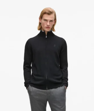 Veste zippée en tricot