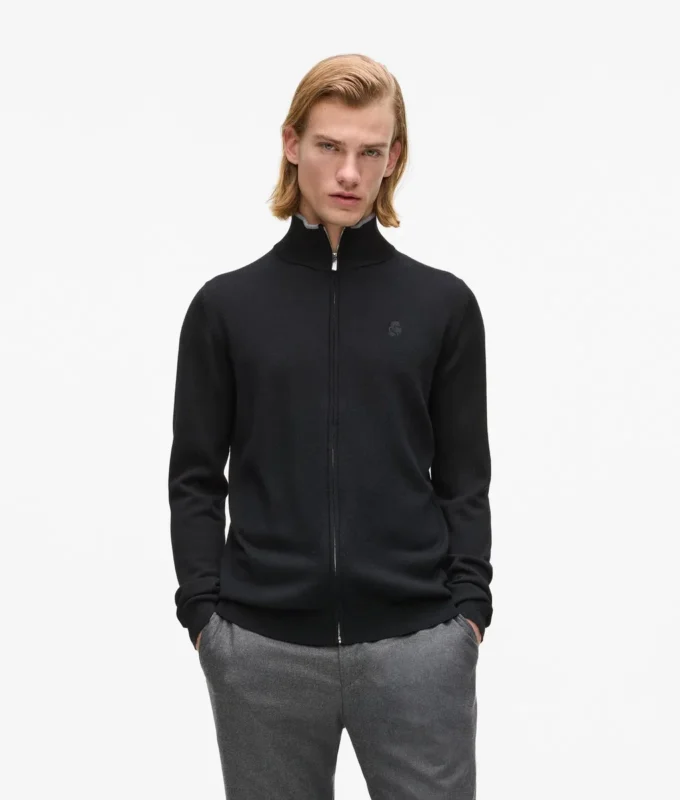 Veste zippée en tricot Veste zippée en tricot