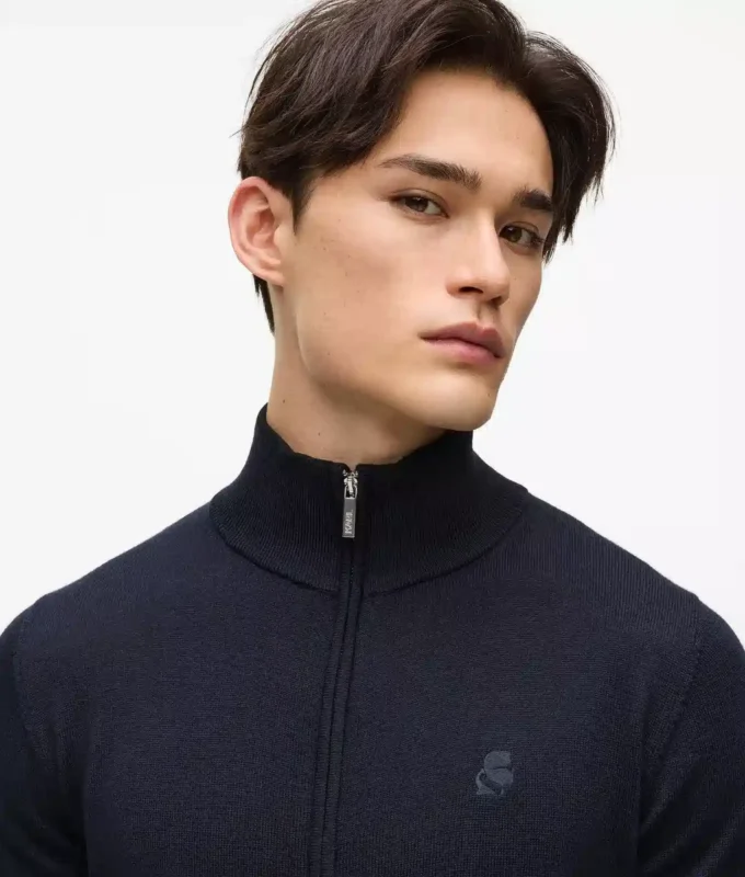 Veste zippée en tricot Veste zippée en tricot