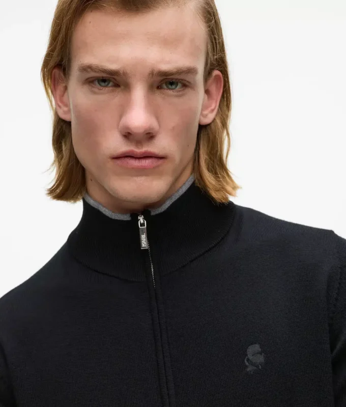 Veste zippée en tricot Veste zippée en tricot