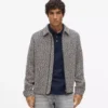 Veste zippée en tweed bouclé Veste zippée en tweed bouclé