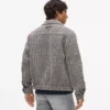 Veste zippée en tweed bouclé Veste zippée en tweed bouclé