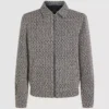 Veste zippée en tweed bouclé Veste zippée en tweed bouclé
